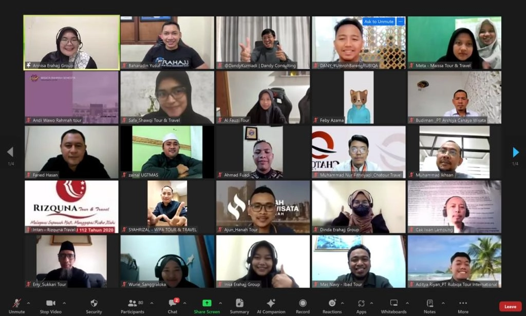 Memahami Strategi Marketing Travel di Free Webinar dengan tema Menjangkau Market Umrah Milenial & Gen-Z dengan Digital Marketing